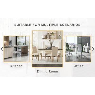 Streamdale 1-Piece Glass & Metal Dining Table – Tempered Glass Top, Gold-Plated Legs, MDF Crossbar, Modern Home/Office Table