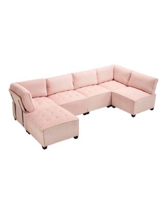 Streamdale U-Shaped Modular Sectional Sofa with Reversible Chaise
