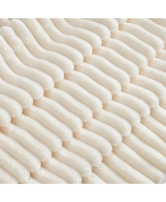 Streamdale Slipcovered Armchair with Large Cushions and Pillows in Cozy Cream Corduroy