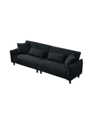 Streamdale 97" Teddy Velvet Sofa for Living & Office Spaces
