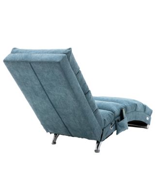 Modern Linen Chaise Lounge Chair
