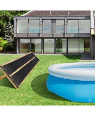 2 Pieces 10/16.4/20 Feet Weatherproof Solar Swimming Pool Heating System