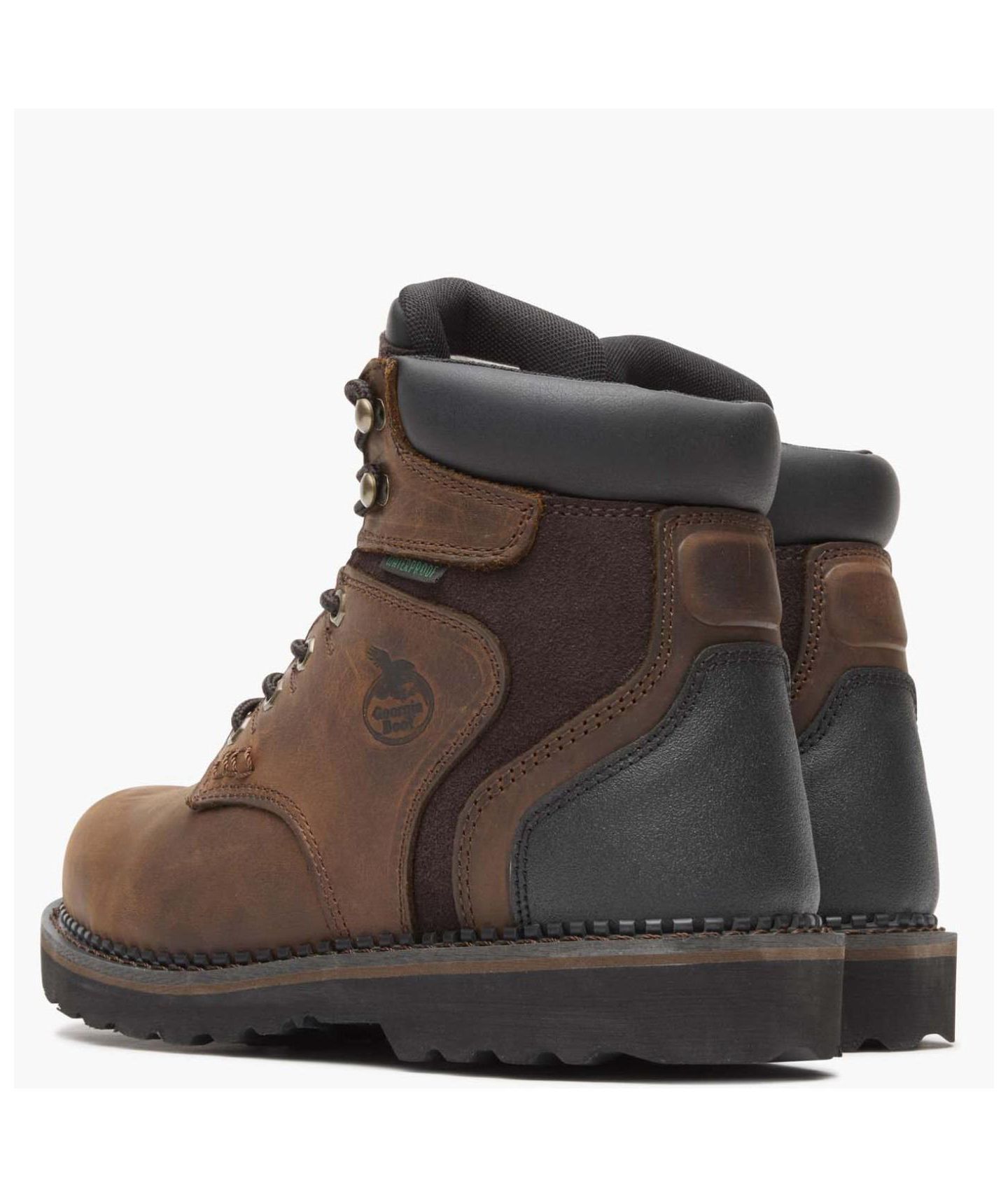Мужские ботинки GEORGIA BOOT Brookville Waterproof 6" Work Boot, цвет: Тёмный коричневый — фото 8