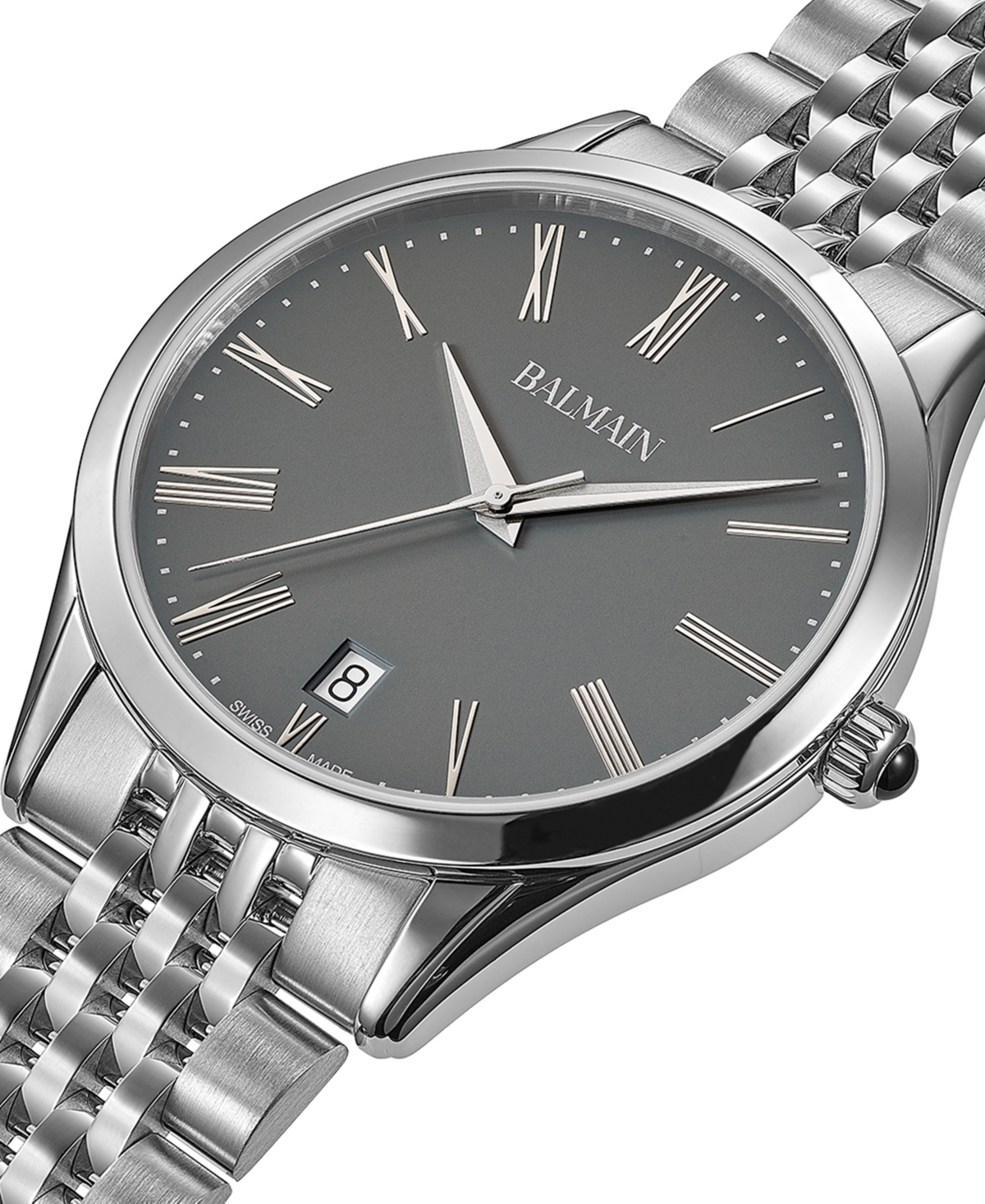 Balmain Men's Swiss Classic R Stainless Steel Bracelet Watch 41mm