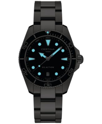 Men's Swiss DS Action Stainless Steel Bracelet Watch 40mm