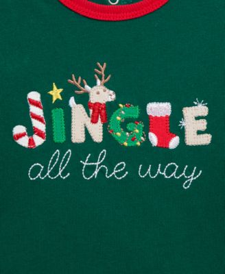 Baby Boys Jingle All The Way Cotton Top, Hat & Jogger Pants, 3 Piece Set 