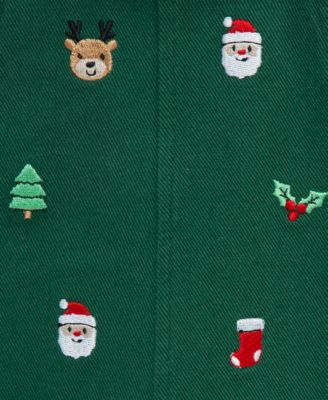 Baby Boys Merry Cotton Top & Overall, 2 Piece Set 