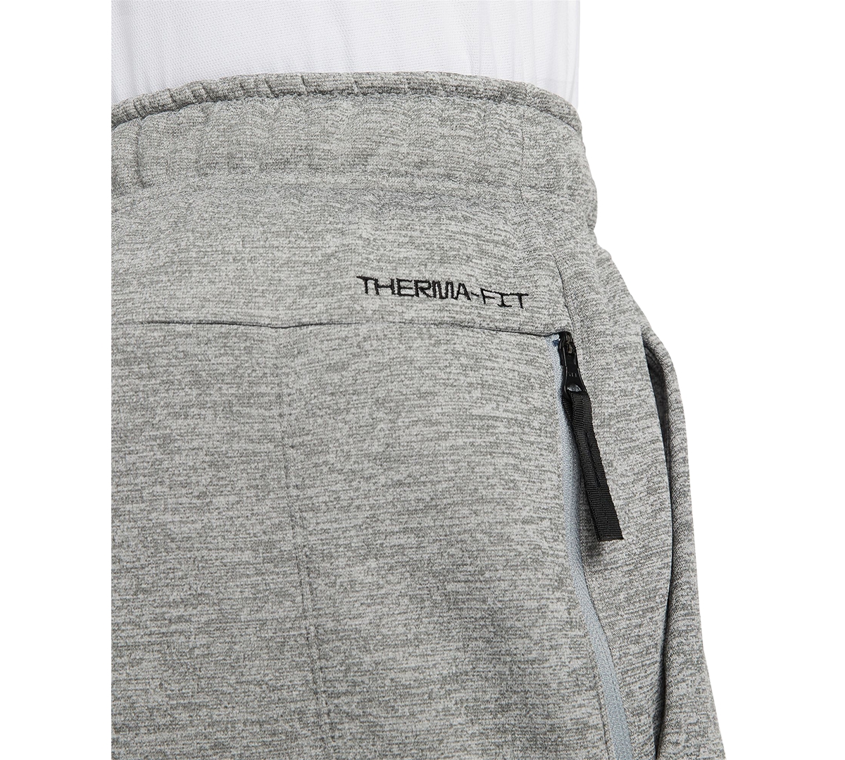 Nike Men's Relaxed-fit Therma-fit Open Hem Fitness Pants In Gray