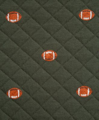 Baby Boys Zip-Up Football Hoodie & Pants, 2 Piece Set