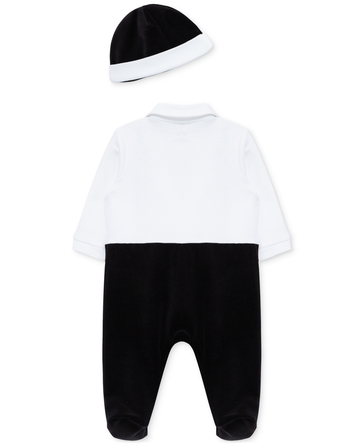 Little Me Baby Boys Party Footed Coverall & Hat, 2 Piece Set