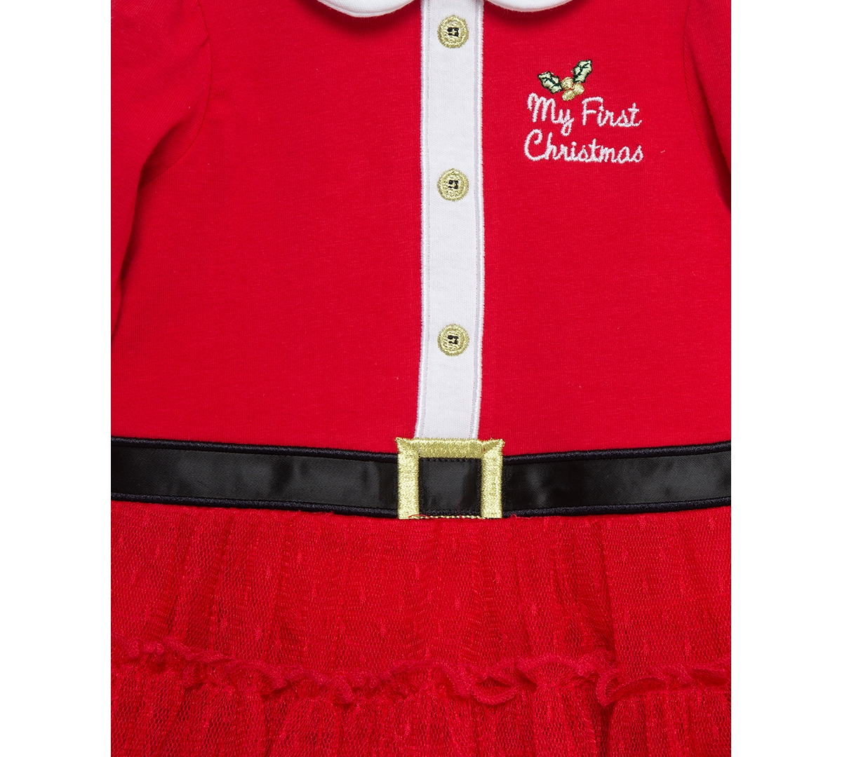 Little Me Baby Girls Santa Tutu Dress, Headband & Leggings, 3 Piece Set