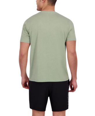 Men's Short Sleeve Drop Needle Crewneck Swim Shirt