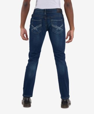 Men's Modern Fit Saddle Stitch Jeans