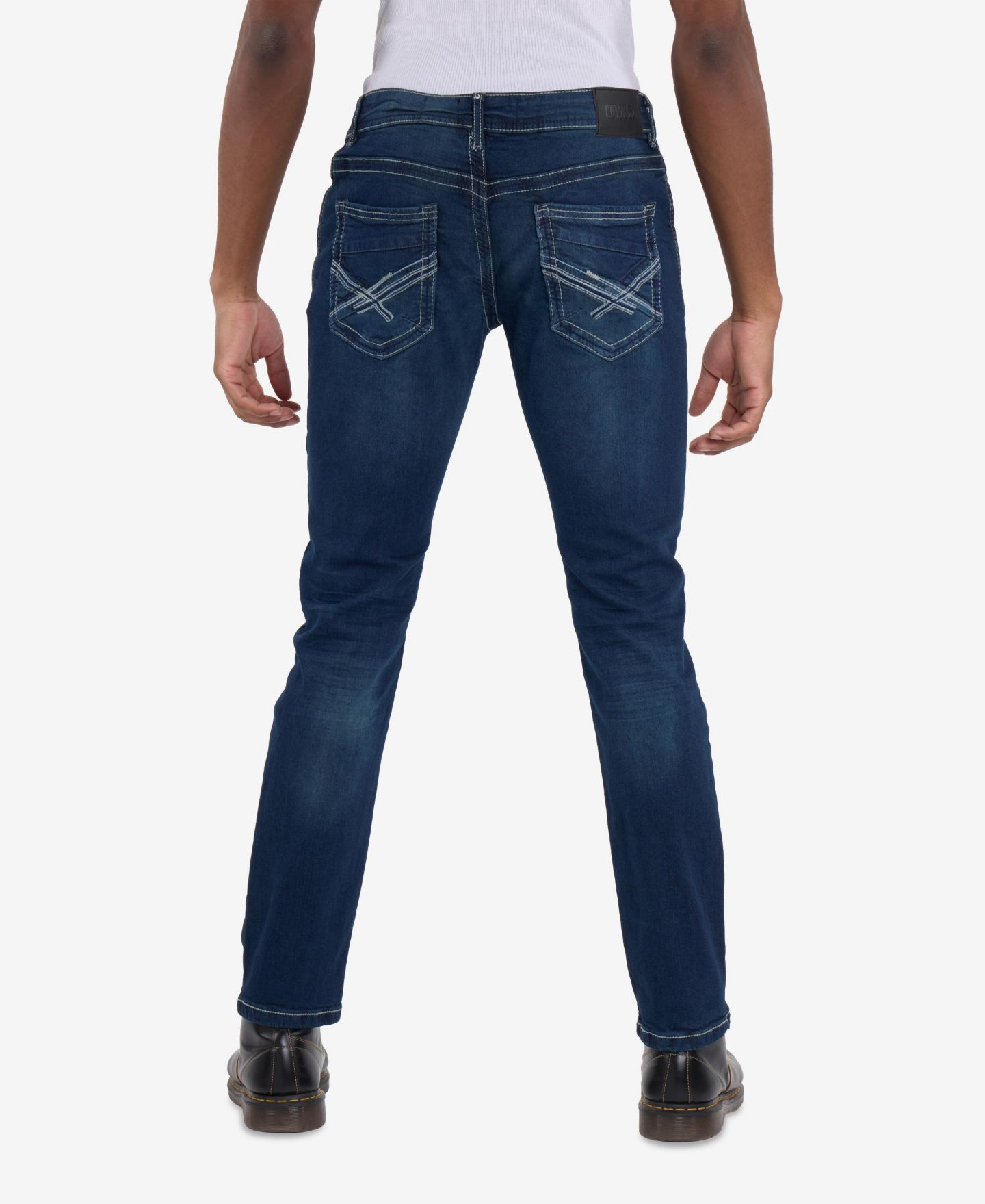 Мужские джинсы CULTURA Modern Fit Saddle Stitch, цвет: Тёмный синий, вариант 1 — фото 2