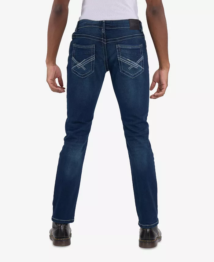 Men's Modern Fit Saddle Stitch Jeans - thumbnail 7