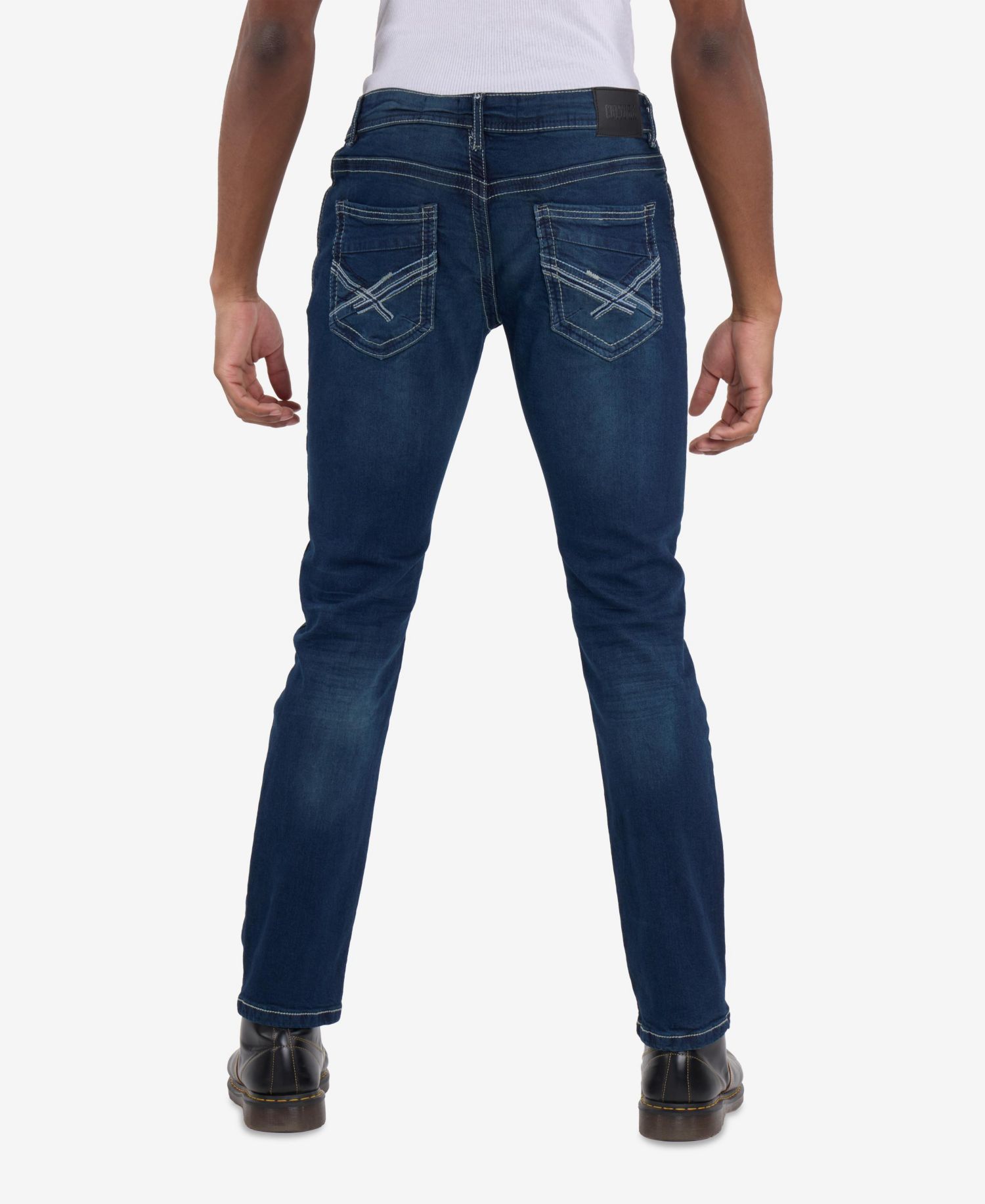 Men's Modern Fit Saddle Stitch Jeans