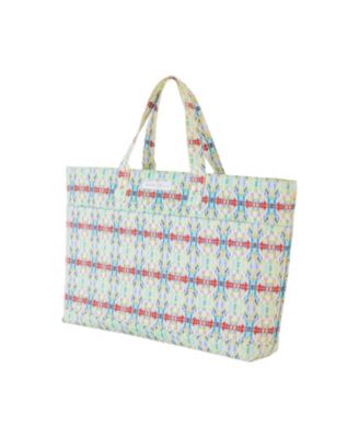 Patterned Quilted Tote Bag
