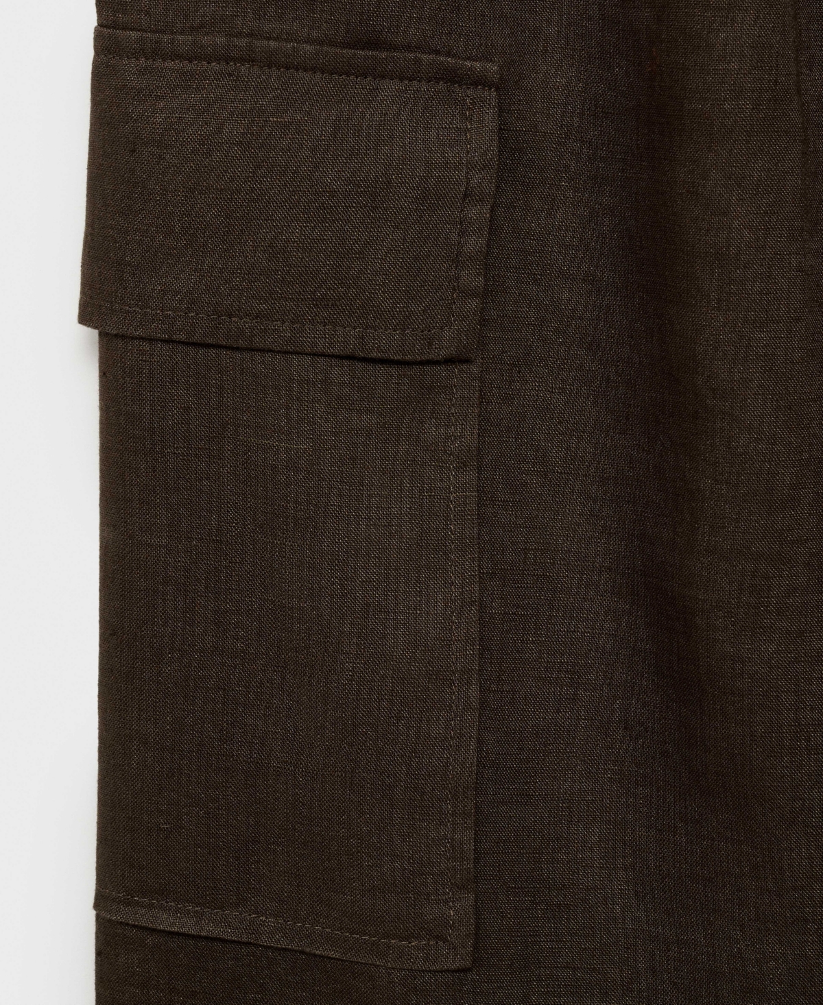 Shop Mango Women's Linen Cargo Pants