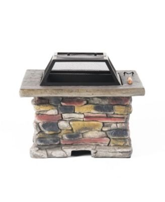 Stonewall 28" Square Fire Pit: Warmth And Style For Your Backyard