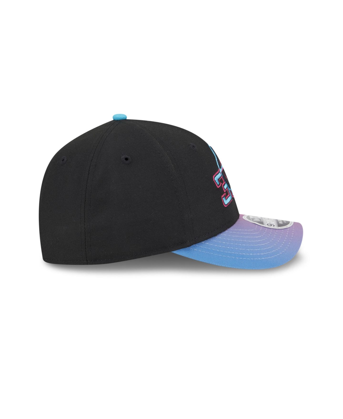 Мужская кепка New Era Black Miami Marlins 2025 City Connect 9FORTY M-Crown Adjustable Hat — фото 6