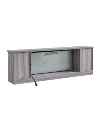 75" Fireplace TV Stand for TVs up to 80",with 44" Electric Fireplace