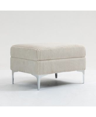 Modular Sectional Sofa Square Ottoman Module,Storage Ottoman Footrest