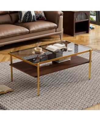 Modern 3-Piece Glass Coffee and End Table Set