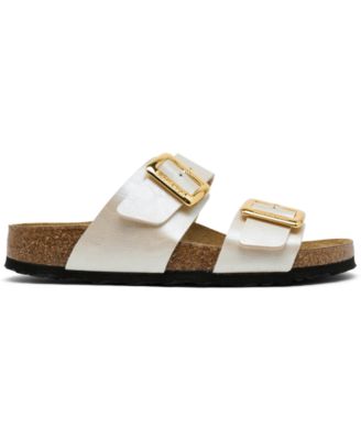 Women's Sydney Luxe Buckle Birko-Flor Sandals from Finish Line