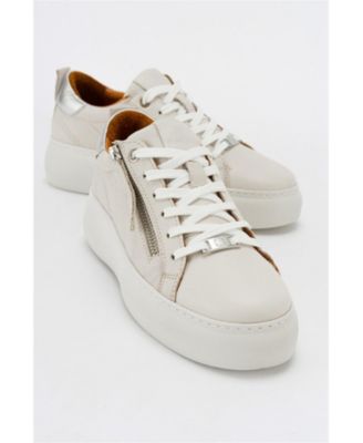 Allie Leather Zip Sneaker (Women)