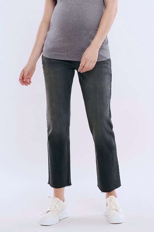 alfani Motherhood Maternity Women's Secret Fit Over the Belly Slim Straight Leg Jeans - Motherhood Maternity Women's Fashion Shoes & Accessories