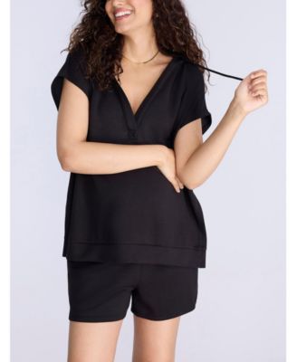 Maternity Smocked Waist Short - Motherhood