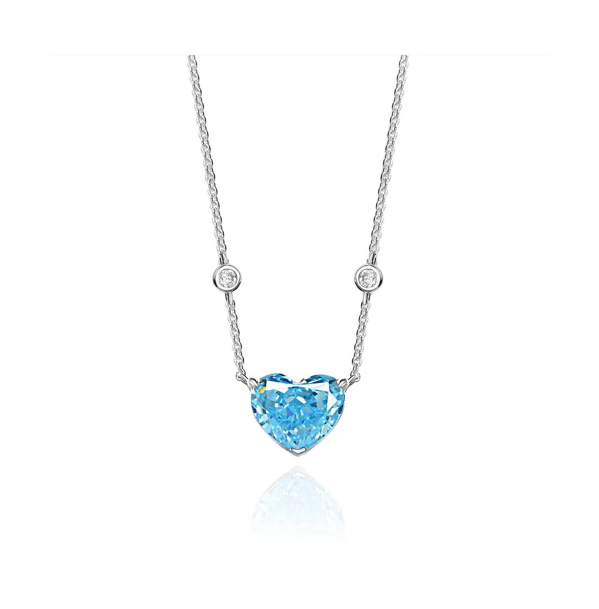 Chloe Zoe Necklace - Aquamarine crystalline