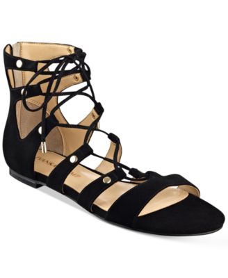 Ivanka Trump - Callie Lace-Up Flat Sandals