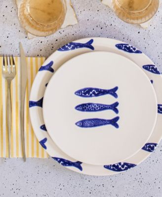 Santorini Minnows Salad Plate