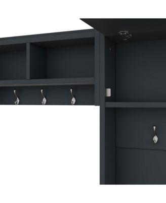 4-in-1 Hall Tree Storage, Hooks, Drawers & Bench