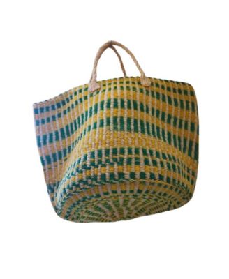Citrus Large Handmade Sisal Sustainable Basket Tote