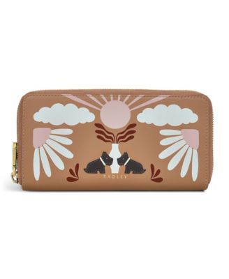 Rising Sun Zip Around Wallet