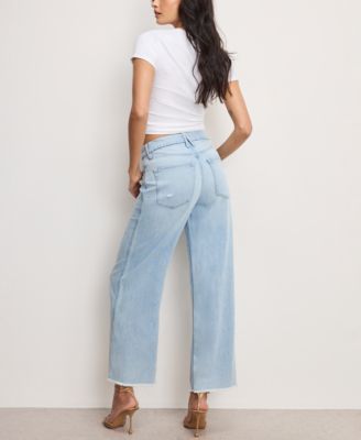 Women's Weightless Good Skate Cropped Wide-Leg Jeans, Regular & Plus Size