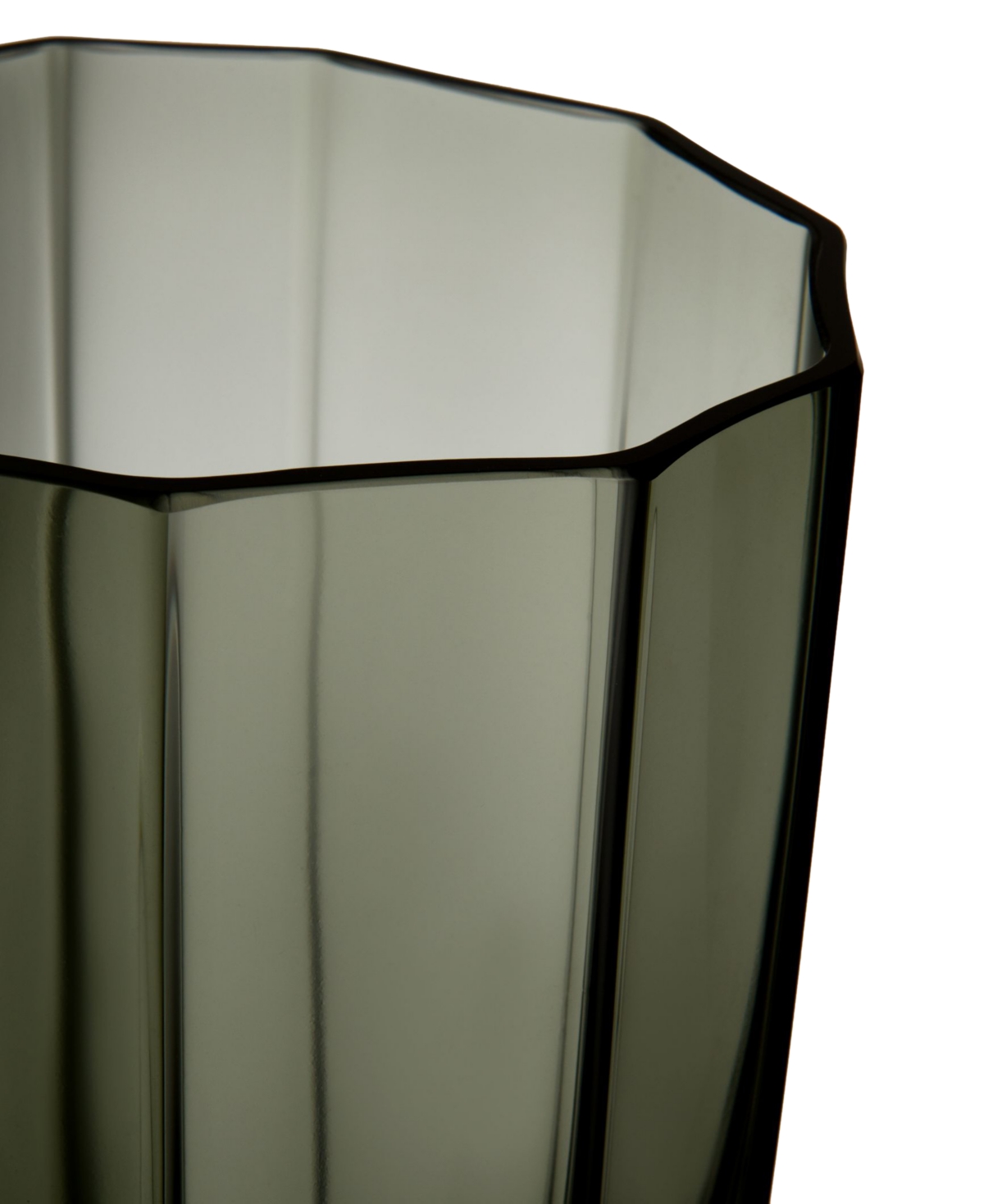 Orrefors Reed Hurricane Lamp Candle Holder