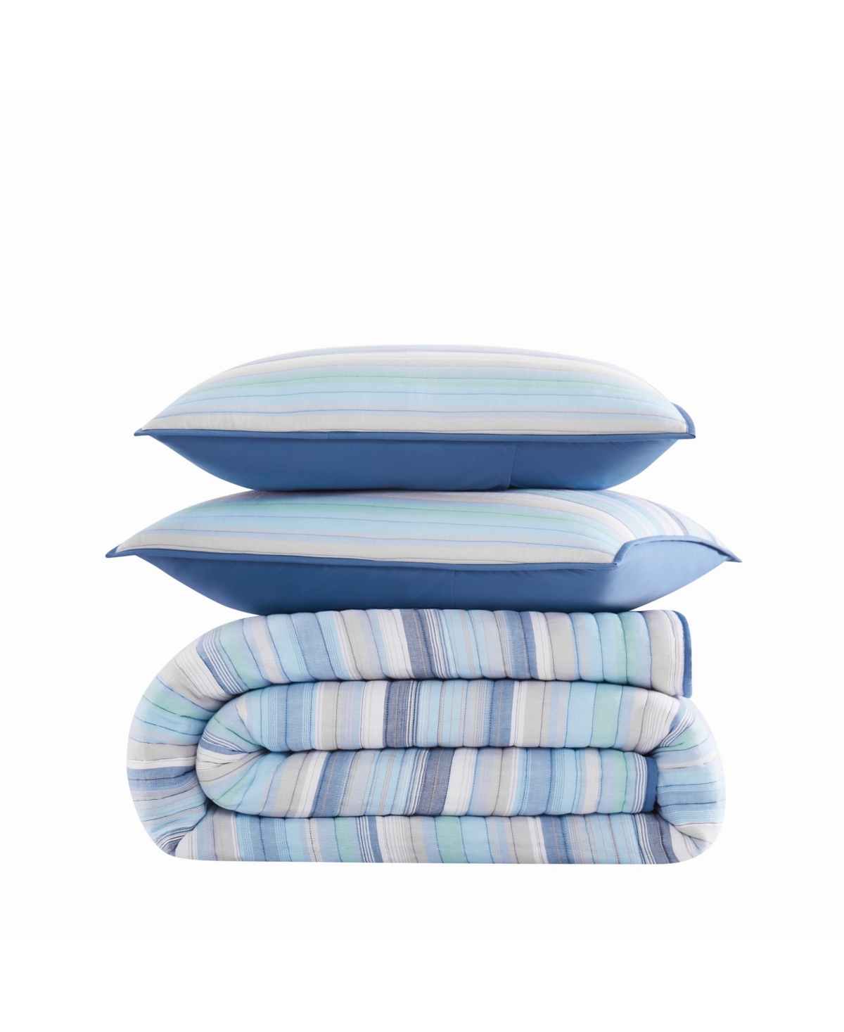 Oceanfront Resort Clearwater Yarn Dye Stripe -Pc. Quilt Set