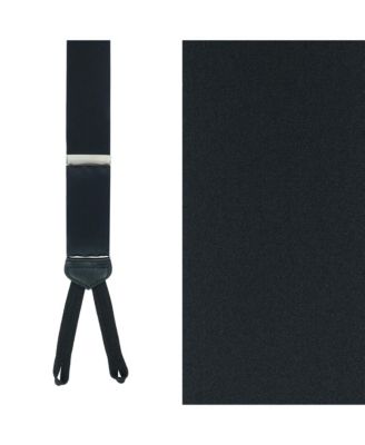 Men's Sutton Solid Color Silk Formal Suspenders | Y-Back, Adjustable Braces