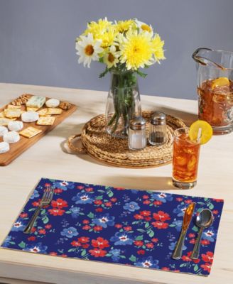 Freedom Flowers Premier Fabric Placemats, Set of 4