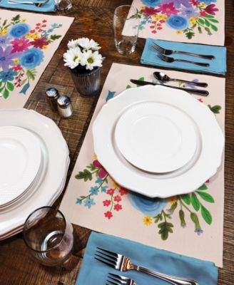 Spring Petals Premier Fabric Placemats, Set of 4