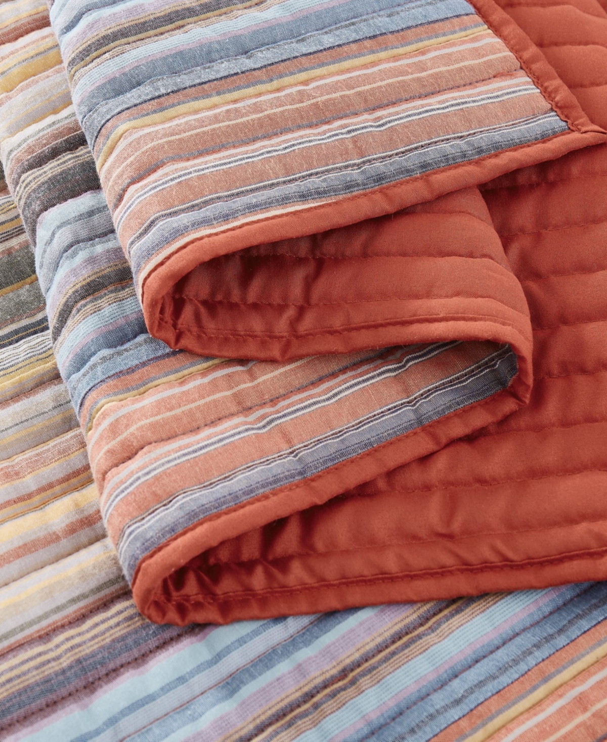 Oceanfront Resort Naples Yarn Dye Stripe 3-Pc. Quilt Set