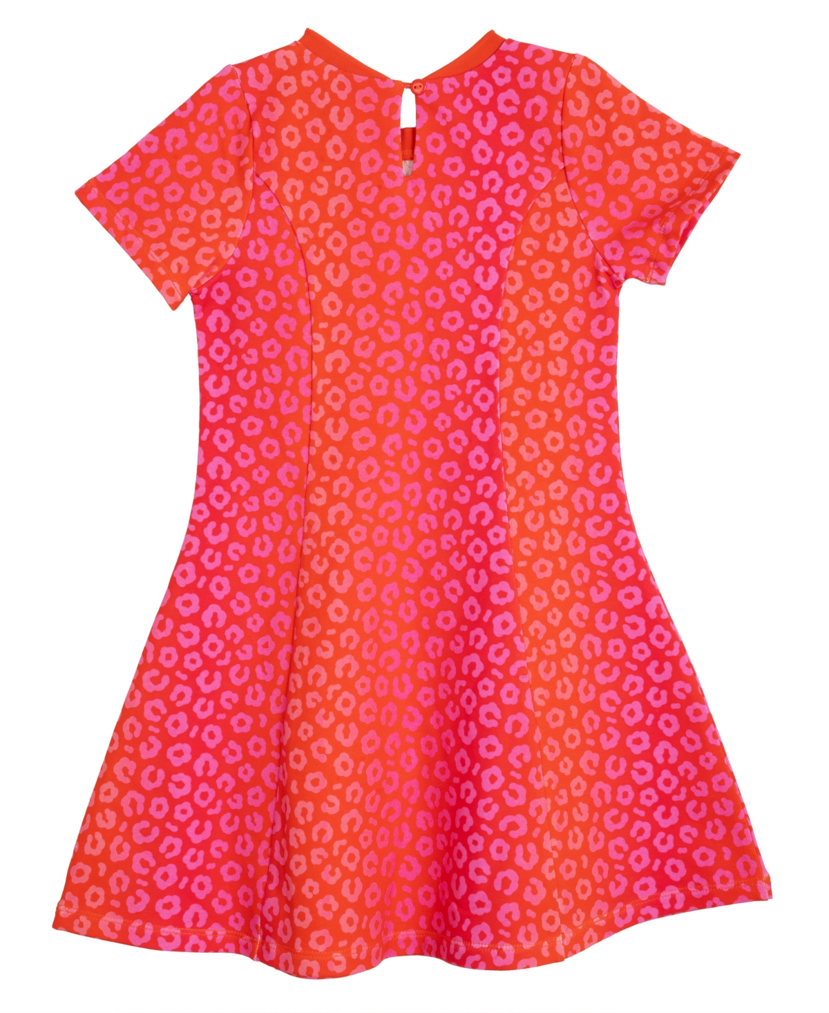 Sparkle & Shine Toddler And Little Girls Leopard Print With Sequin Patches Dress