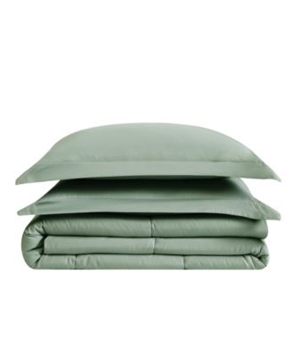 Garment Wash Solid 3-Pc. Comforter Set, Full/Queen