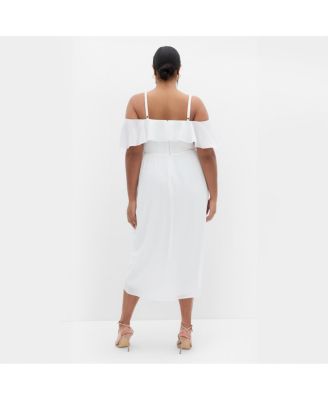 Women's Flirtation Drape Midi Dress