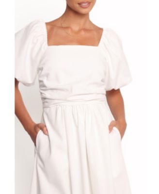 Women's Clo Puff Sleeve Midi Dress