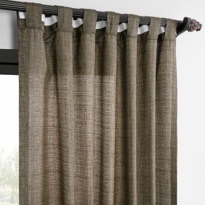 Raw Weave Linen Curtains (2 Panels) Window Curtains and Drapes, Rod Pocket Bedroom Curtains, 50 inches Wide Linen Drapes.
