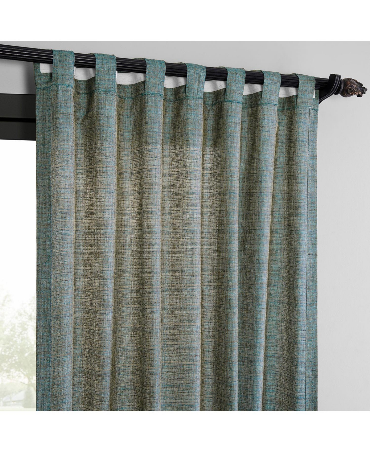 Half Price Drapes Ivory Raw Weave Linen Curtains (2 Panels) Rod Pocket Window Curtains And Drapes, 50w X 84l